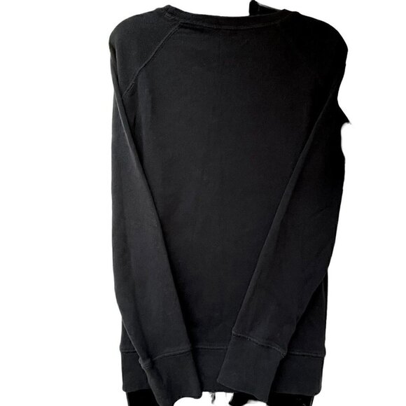 Eddie Bauer Snowflakes Nordic Black Long Sleeve Crew Neck Sweatshirt Women’s M - Picture 4 of 6